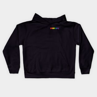 Small Pride Hearts Kids Hoodie